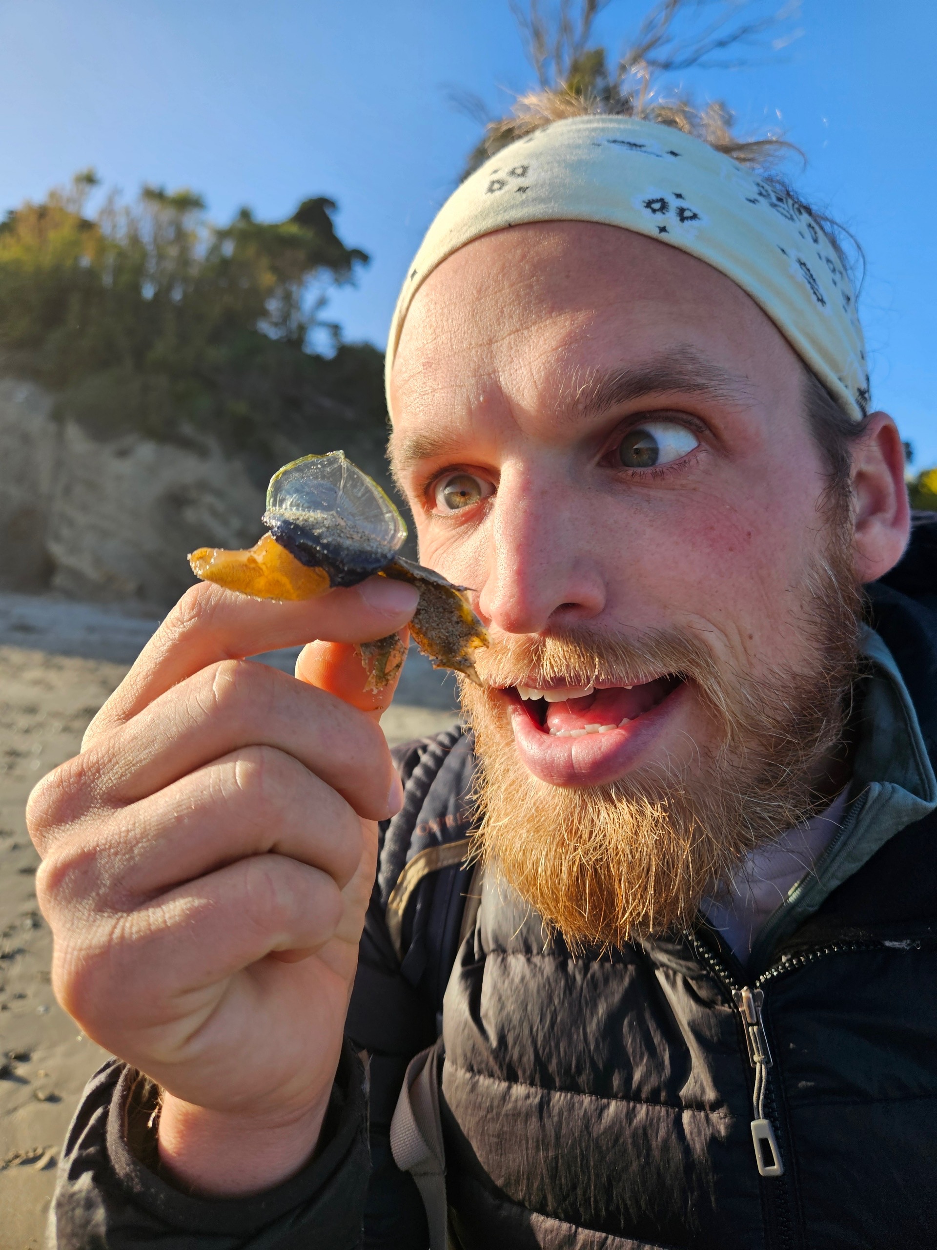 Garrett exploring nature