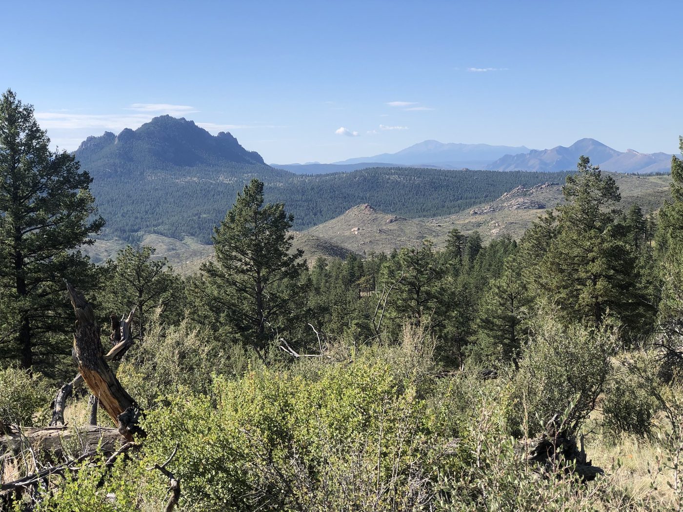Peaks from the trail.