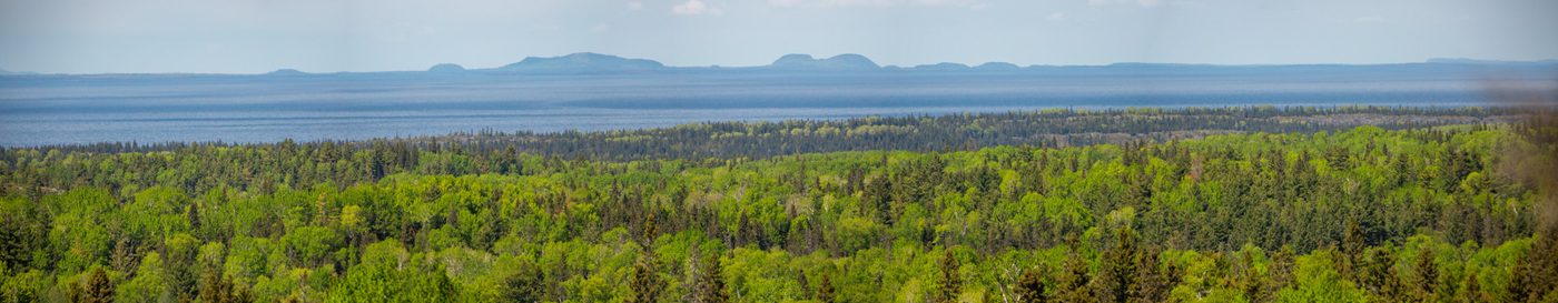 Lake Superior from the ridge.