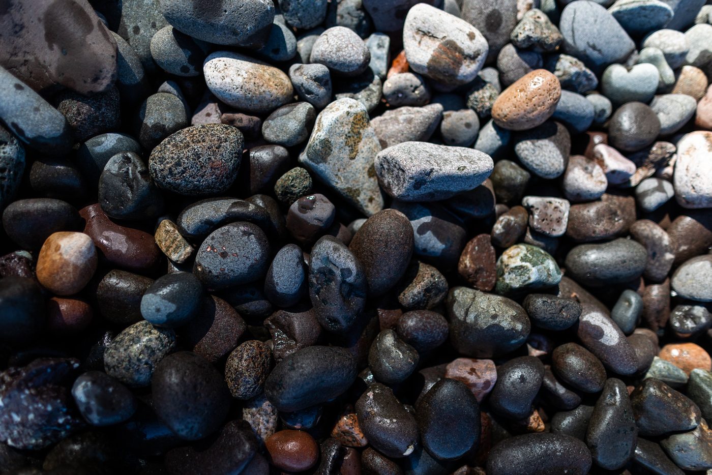 Superior beach stones.